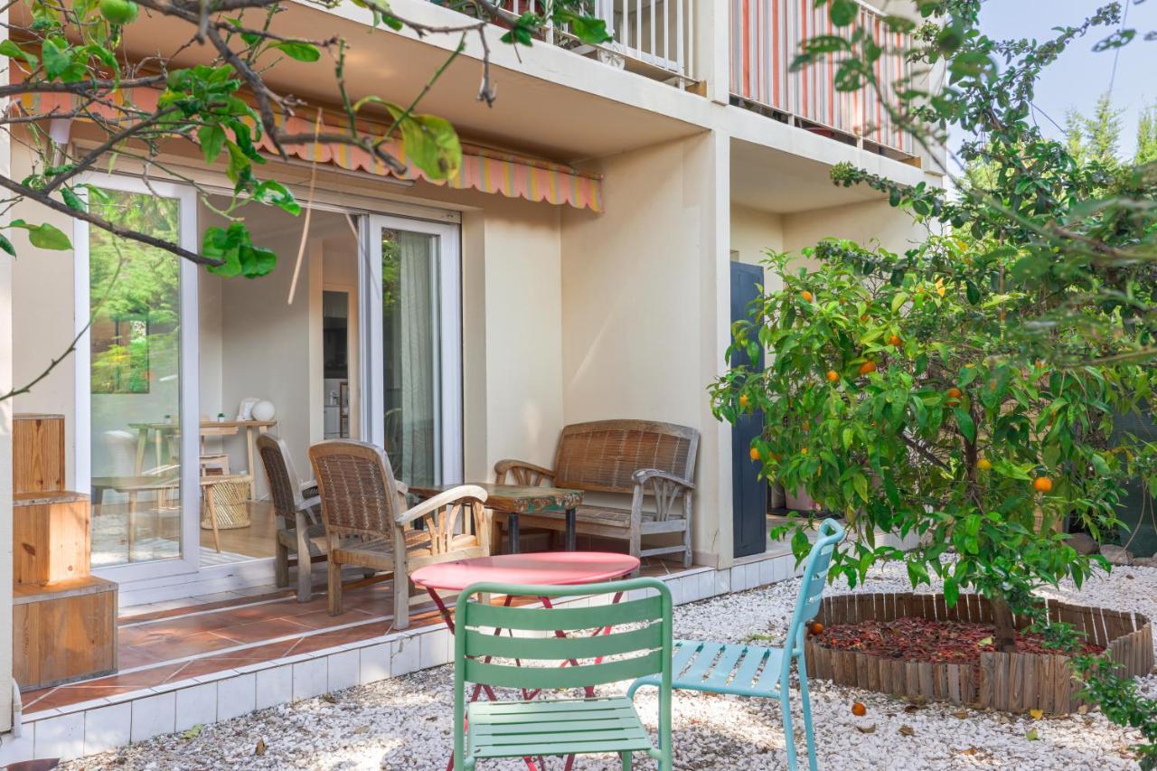 Beauvallon Plage - Magnifique T2 Avec Jardin, Proche Centre, Mer Αντίμπ Εξωτερικό φωτογραφία