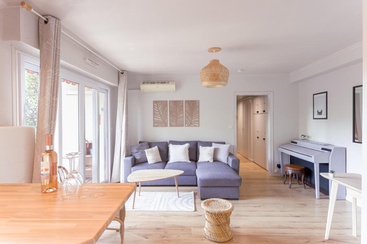 Beauvallon Plage - Magnifique T2 Avec Jardin, Proche Centre, Mer Αντίμπ Εξωτερικό φωτογραφία